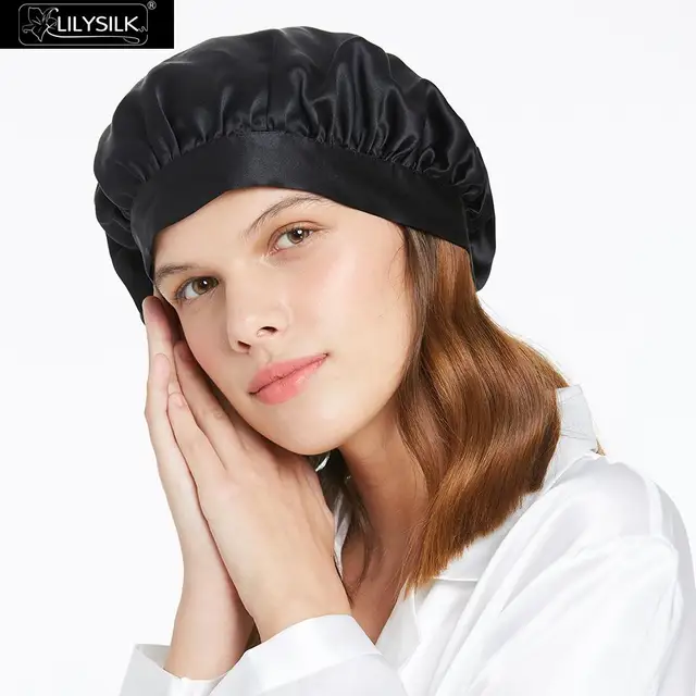 LilySilk Sleep cap Шелковый с лентами 