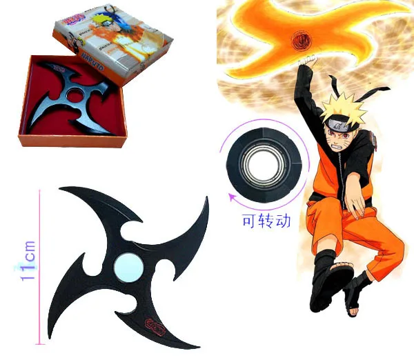 3 стиль наруто аниме саске Shuriken дартс сплава цинка косплей горький с коробкой