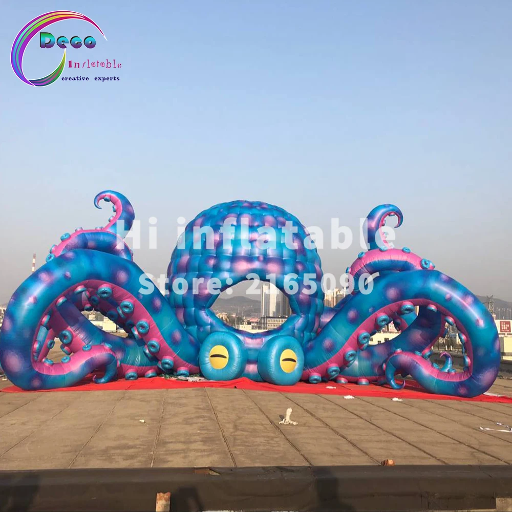 16 м (Ш) * 6 (В) 5 (г) надувная щупальца осьминога |