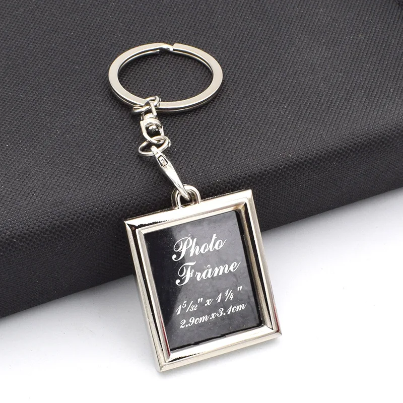 rectangle Valentines Day Gift Personalized Picture Frame Keychain Souvenir Wedding Gifts for Guests Bridesmaid Gift Party Favors Present - Цвет: rectangle
