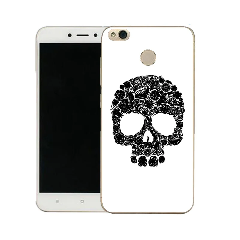 QMSWEI Clear Phone Case For Mi 6 5 5s note3 Redmi note4x 4x 3s 4a 5a note5a TPU Soft Cartoon Skull Cover Free shipping |