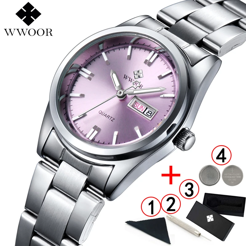 Часы WWOOR женские наручные кварцевые брендовые модные деловые|montre brand|montre fashionmontre