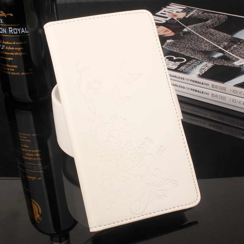 Для Blackview E7 чехол с принтом бабочки Цветочный крышкой Роскошный кожаный кошелек