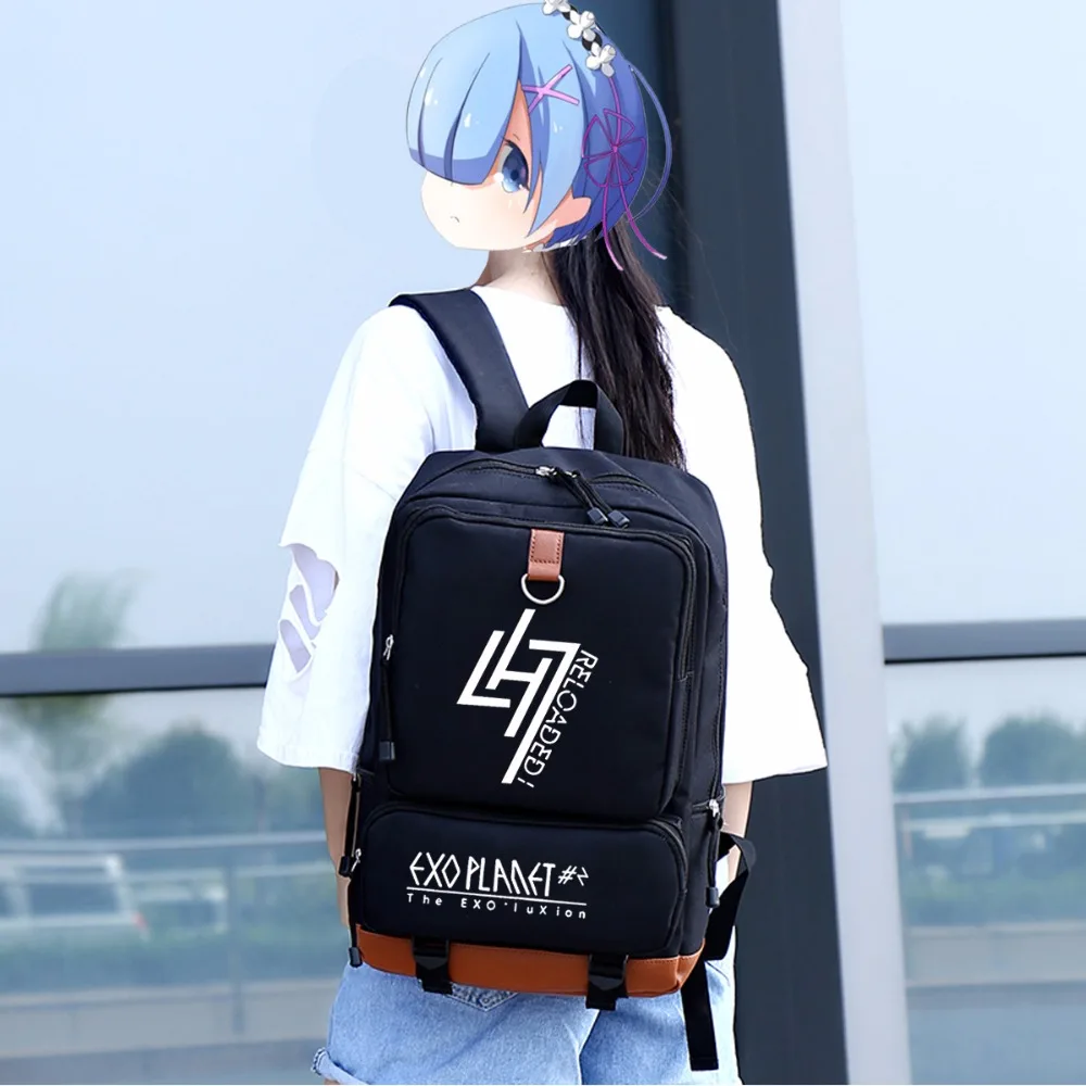 Рюкзак WISHOT EXO GOT7 BIGBANG школьная сумка для ноутбука|canvas backpack|backpack teenagegirls school |