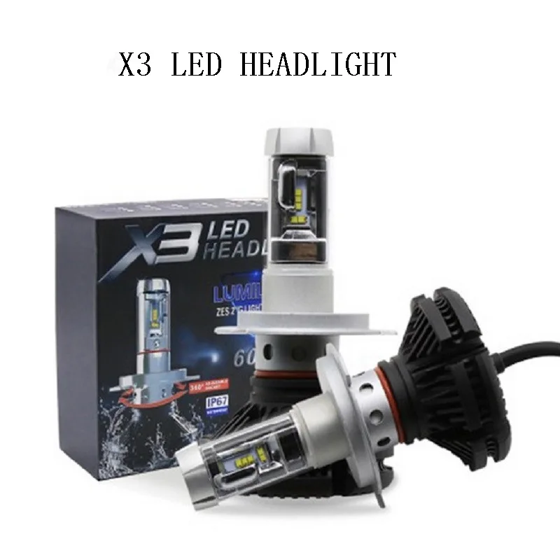 H7 светодиодный огни автомобиля H4 H3 H8/H9/H11 9005 9006 9012 фар туман Light 6000 К /8000 К/4300 DC 9 32 В