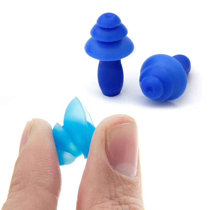 

1 box soft silicone earplugs for swimming and diving,sound sleeping ultra comfort swimming earplugs usefull swimming accessories