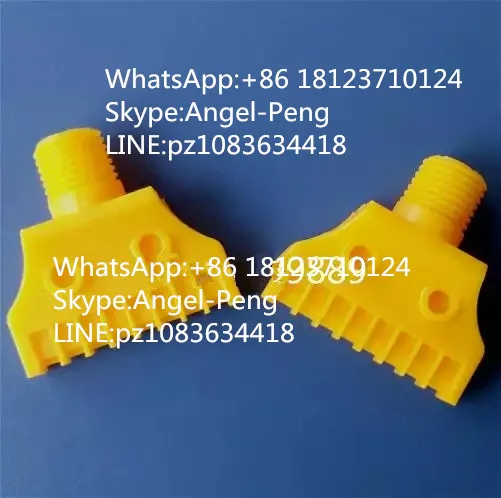 Форсунка ветрофорсунка BSPT из АБС-пластика 1/4 дюйма (20 шт./лот) размер резьбы