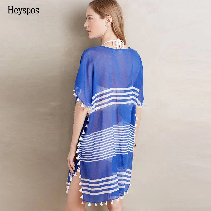 2018 Новый Летний шифоновый купальный костюм накидка летнее пляжное платье с