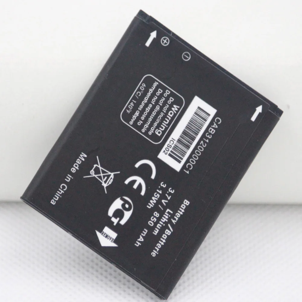 ISUNOO 850mah телефонный аккумулятор CAB3120000C1 для Alcatel One Touch мобильный сменный |