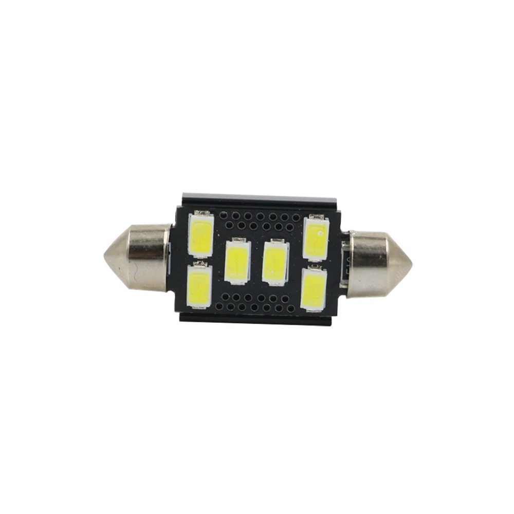 YSY 200 шт. новая белая 31 36 39 41 мм 5630 SMD 6 светодиодный лампа DC12V Автомобильная C5W