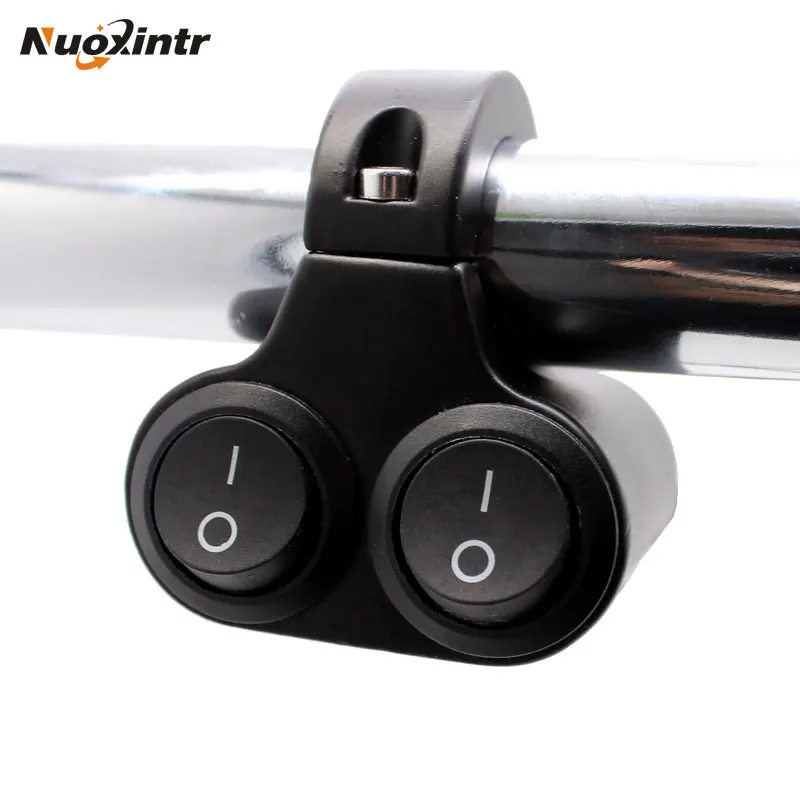 

Универсальный Двухкнопочный переключатель Nuoxintr для мотоцикла, 12 В, 7/8 дюйма