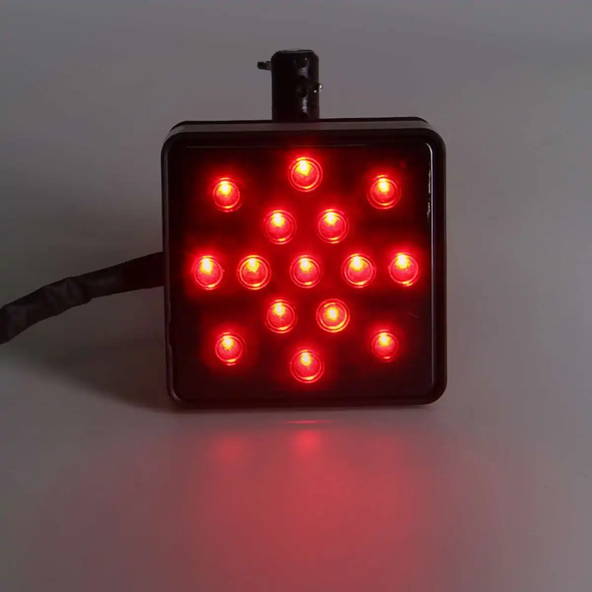 Крышка для прицепа грузовика с 15LED автомобильный тормозной светильник Fit " приемник трейлер сцепка Крышка приемник разъем 12 В с Стоп задний светильник