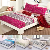 fitted sheet with rubber belt mattress coverbedspread bed sheet sabanas bed linen
