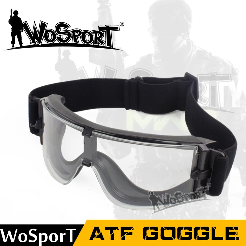 Тактические очки WoSporT USMC для страйкбола X800 охоты в стиле милитари пейнтбола ветра