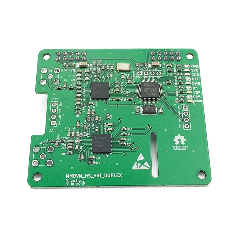 Дуплекс MMDVM Hotspot поддержка P25 DMR YSF для Raspberry Pi с 2 антеннами US Ship|Демонстрационные