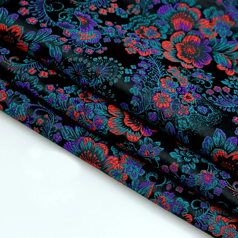 5 шт. японский этнический стиль шелк металлик жаккардовая парчовая ткань 3D пряжа