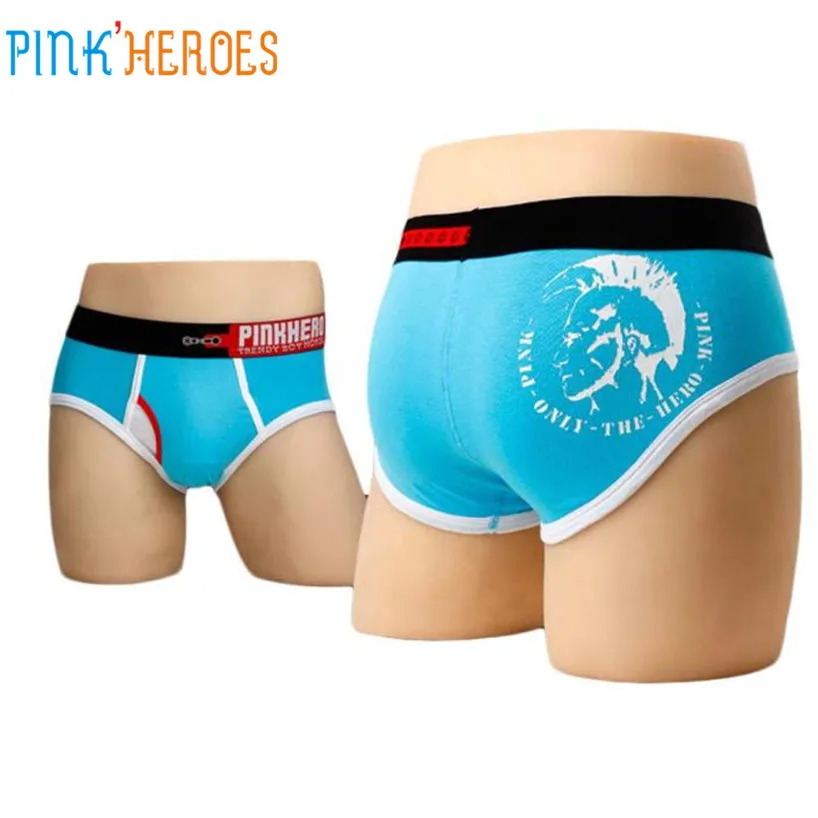 Pink Heroes сексуальные мужские трусы-боксеры из мягкой дышащей ткани в горошек возраст Трусики Гей трусы-боксеры, детские трусы, фирменные трусы Прямая feb30