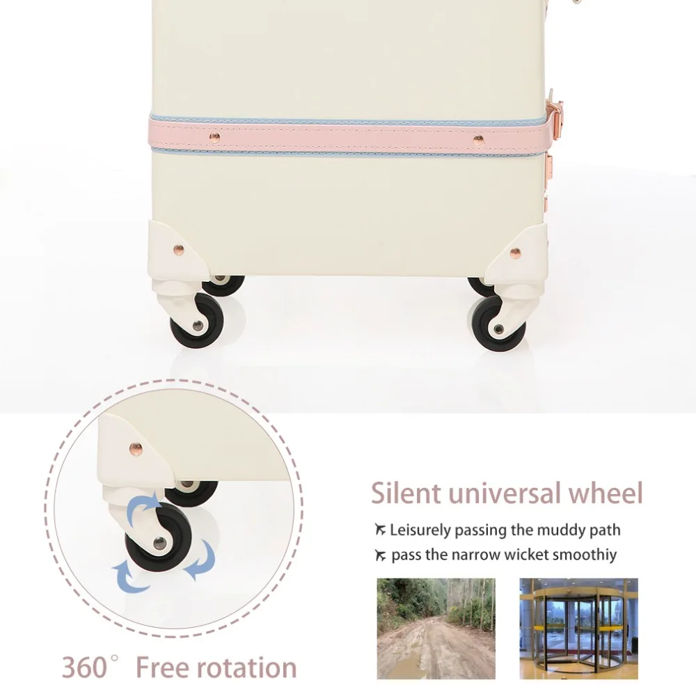 2019 чемодан на колесиках Жесткая Сторона полиуретановый Спиннер для девушек с