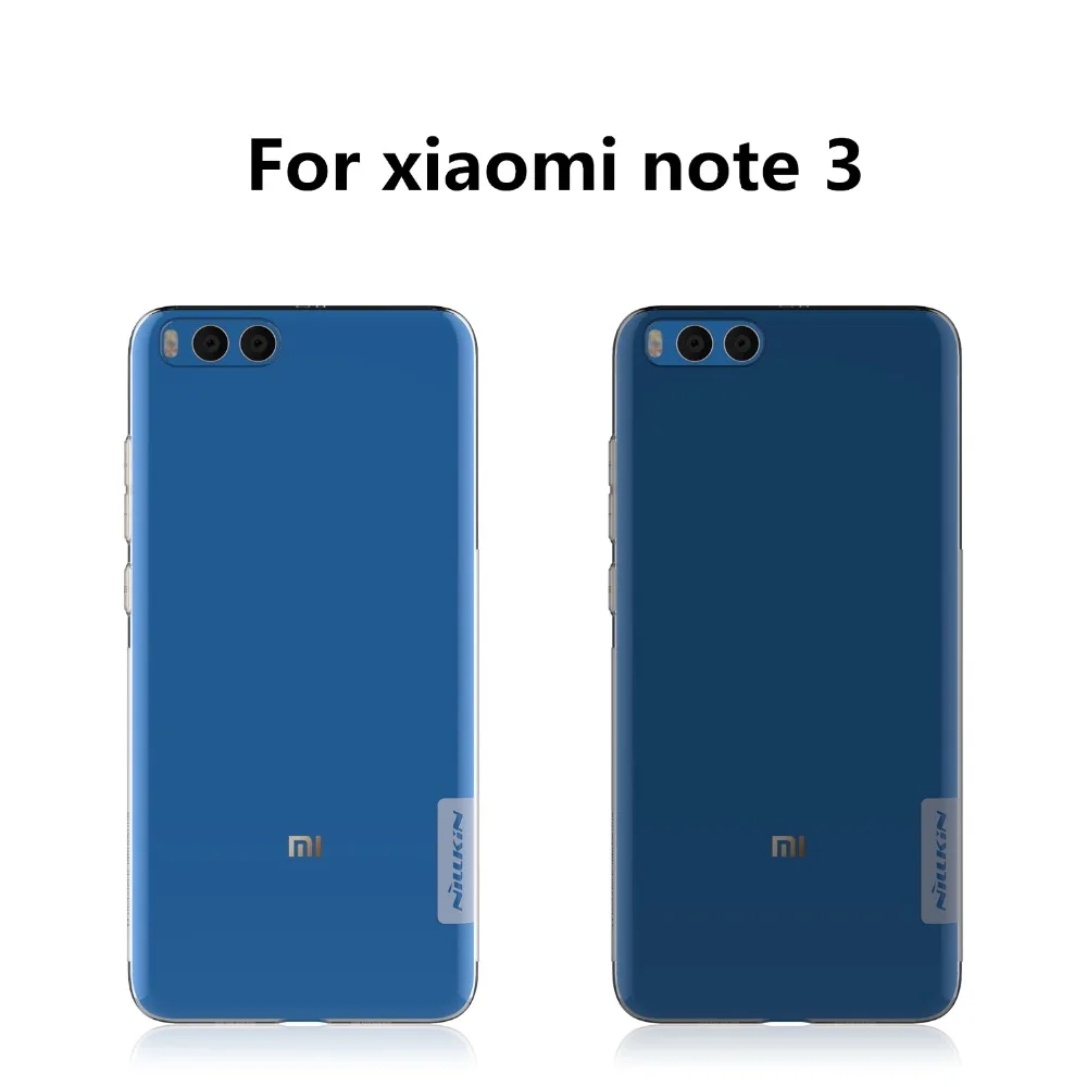 Nillkin nature прозрачный Чистый мягкий чехол для xiaomi note 3 кремния термопластиковый