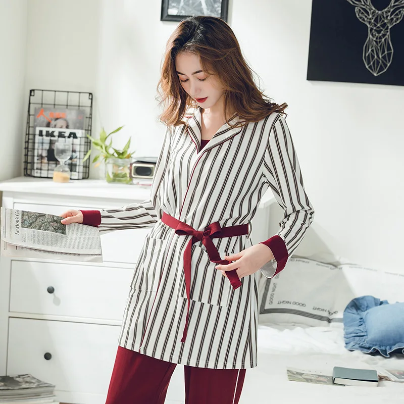 3 шт./компл. хлопковая одежда для сна беременных ночная рубашка кормящих мам