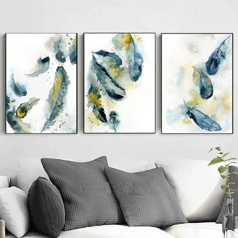 Скандинавский стиль пейзаж плакат принт минимализм настенная живопись холст