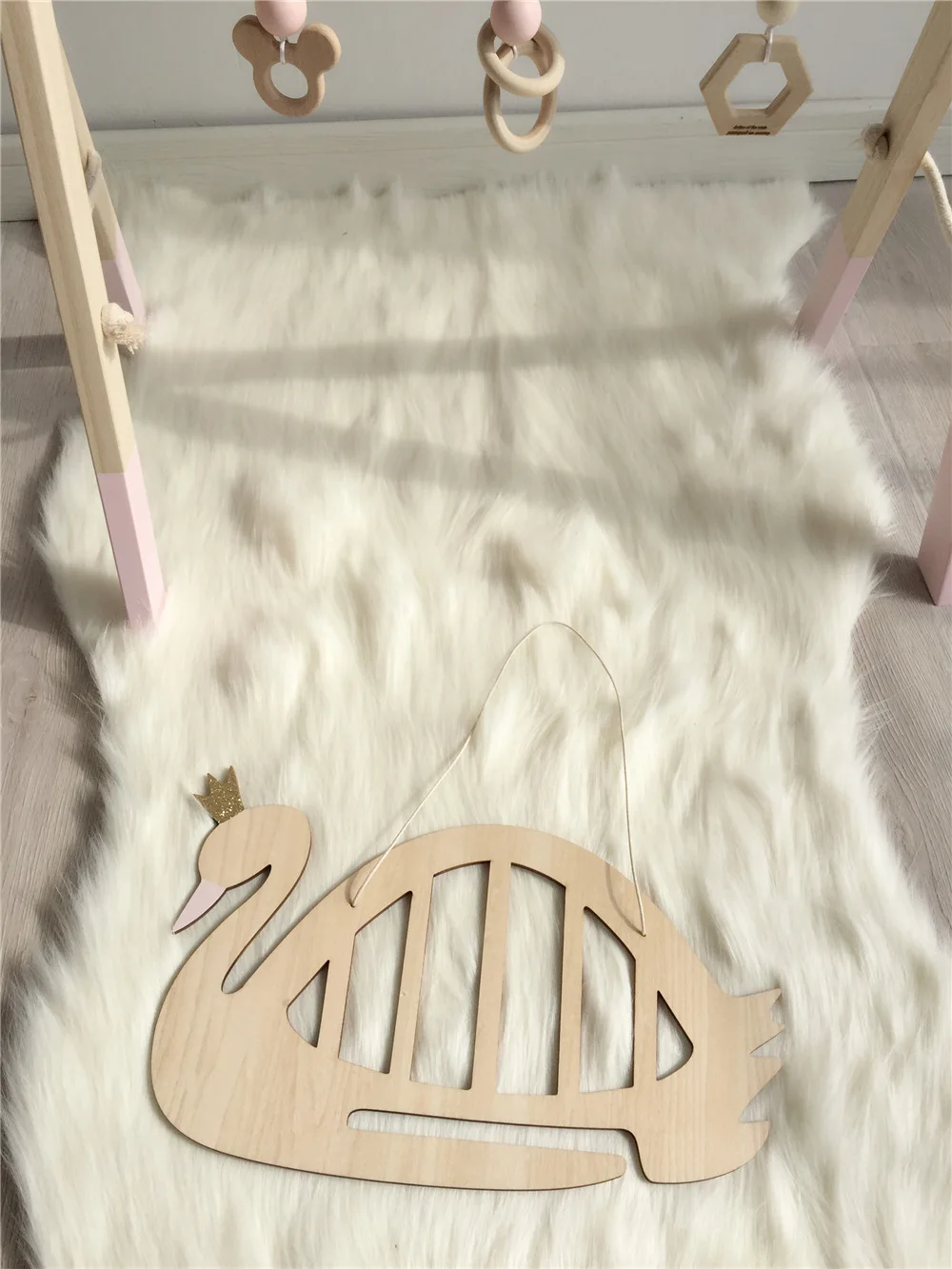 INS скандинавский стиль деревянный лебедь декоративные шпильки для волос