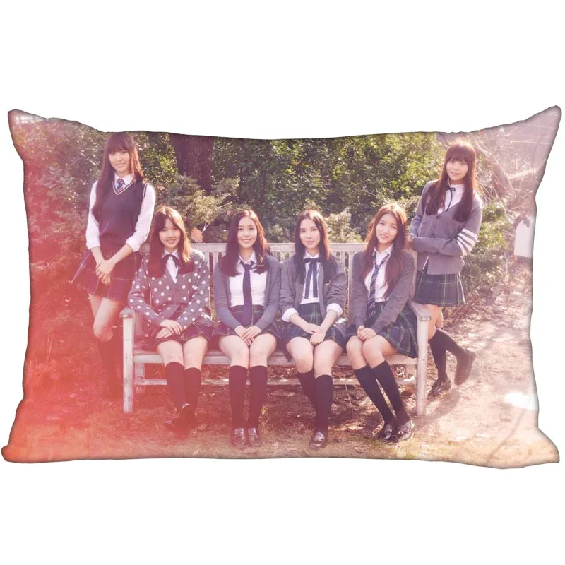 Горячая Корея-поп пользовательские GFRIEND атласная наволочка 35x45 см(одна сторона) печатный молния шелк наволочка индивидуальный логотип подарок - Цвет: 3