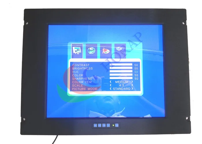 Передний водонепроницаемый 15 дюймовый морской ЖК монитор с входом HDMI