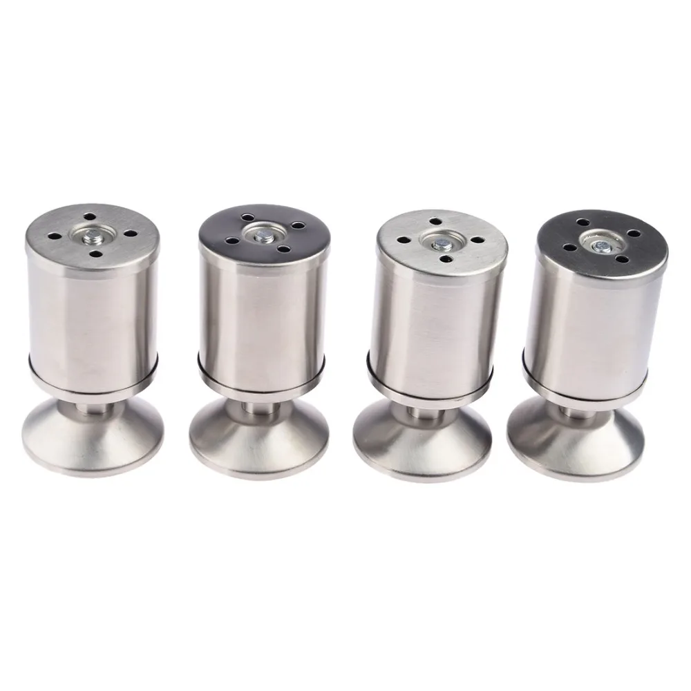 4 шт. Из Нержавеющей Стали регулируемые по высоте ножки стола мебель Кухня Ноги