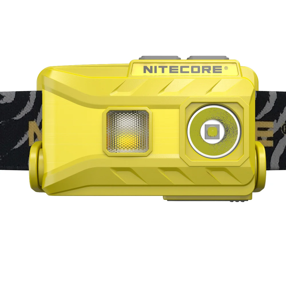 Yellow Nitecore NU25 3 светодиода перезаряжаемый налобный фонарь 360 люменов тройной выход светильник вес головной светильник вспышка светильник для бега на открытом воздухе головной убор светильник - Испускаемый цвет: Yellow