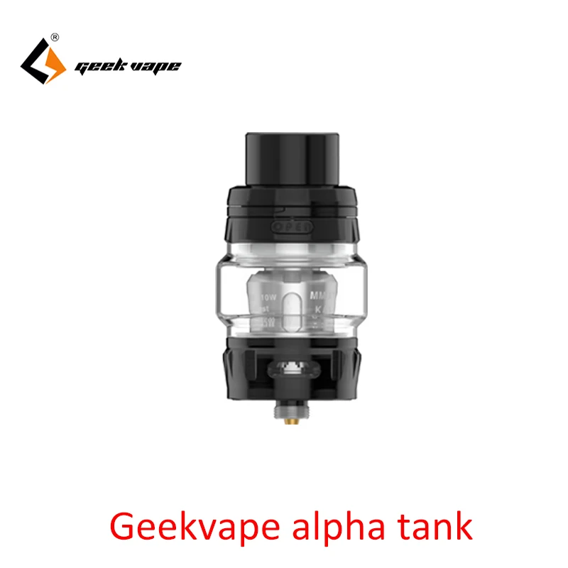 Новое металлическое издание Vape tank оригинальный Geekvape Alpha Sub Ом Tank fit nova mod верхнее