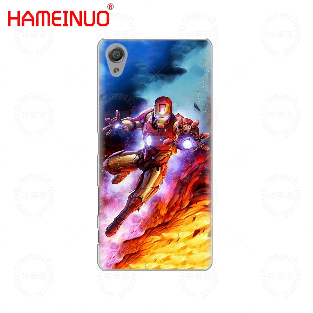 HAMEINUO Marvel чехлы с изображением супергероев чехол для телефона для sony xperia C6 XA1 XA2 XA ULTRA X XP L1 L2 X XZ1 compact XR/XZ PREMIUM