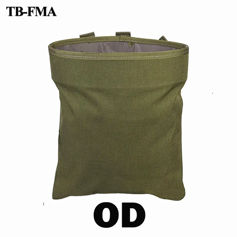 OD TB-FMA, Складывающийся Тактический мешочек для мелочей, для страйкбола, военный подсумок, сумка, Мультикам, черный подсумок - Цвет: OD
