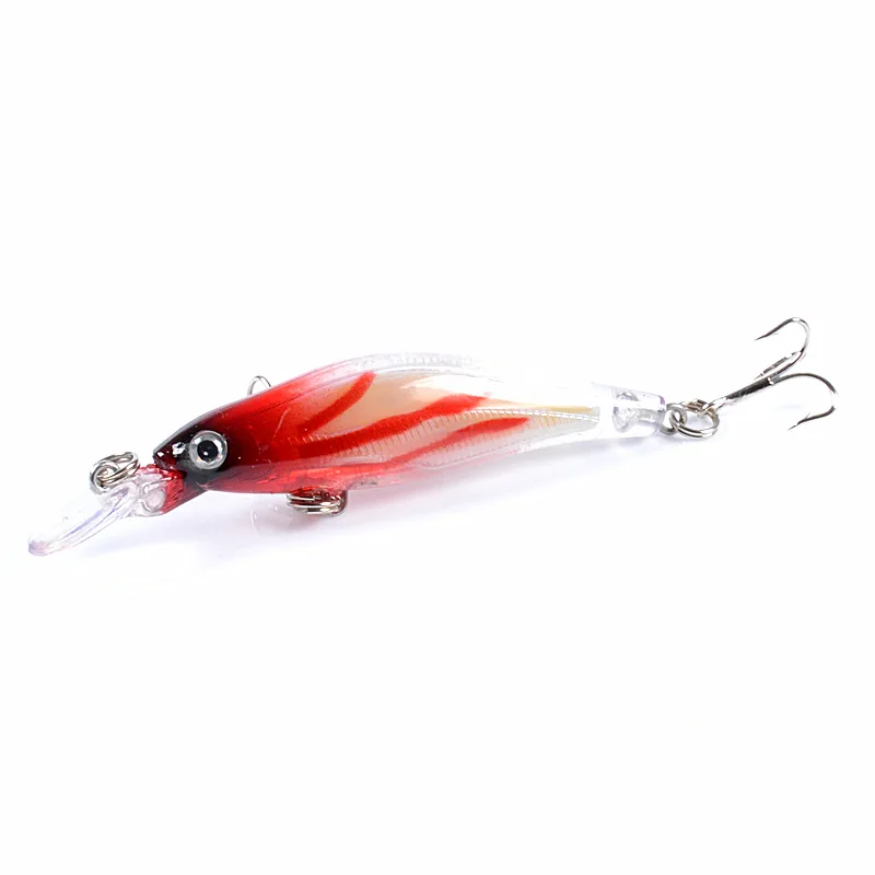 

Ufishing Plastic Fishing Minnow Lures 8Pieces/Lot Floating Wobbler with 8# Hook 8cm 6.3g Pike Lure