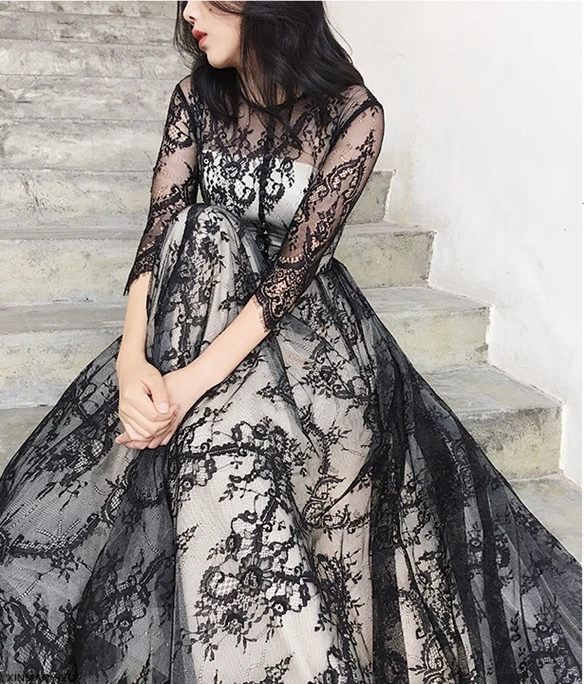 Красивая кружевная ткань для ресниц Цвета: темно-синий красный черный белый