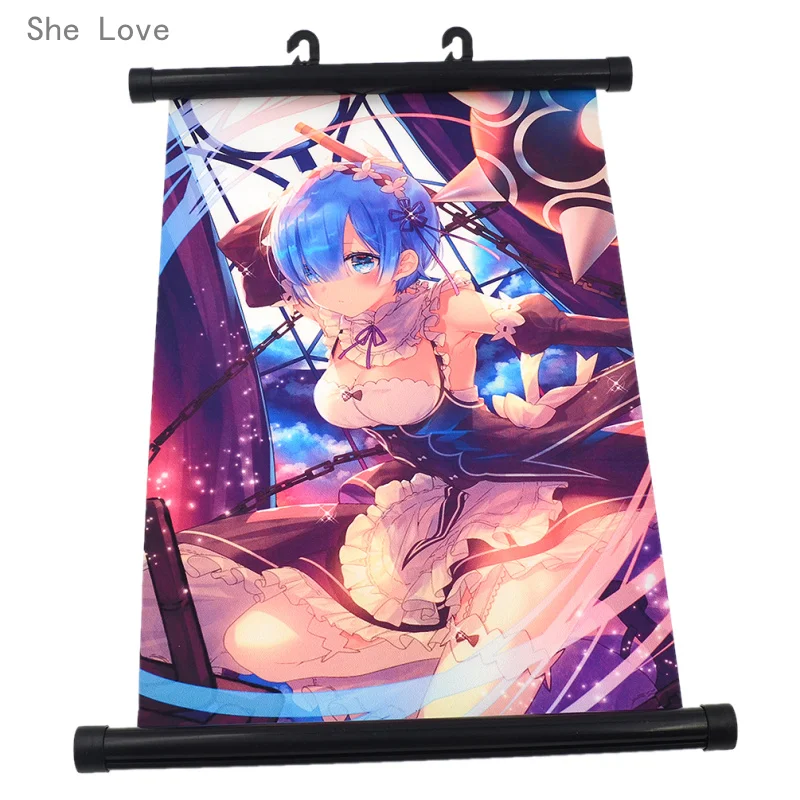 Она любит японское аниме Re: Zero Hajimeru Isekai Seikasu Rem домашний декор плакат настенный