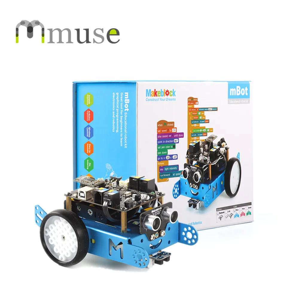 Программируемая интеллектуальная 3d машина роботов Makeblock Mbot для детей|car transmitter for