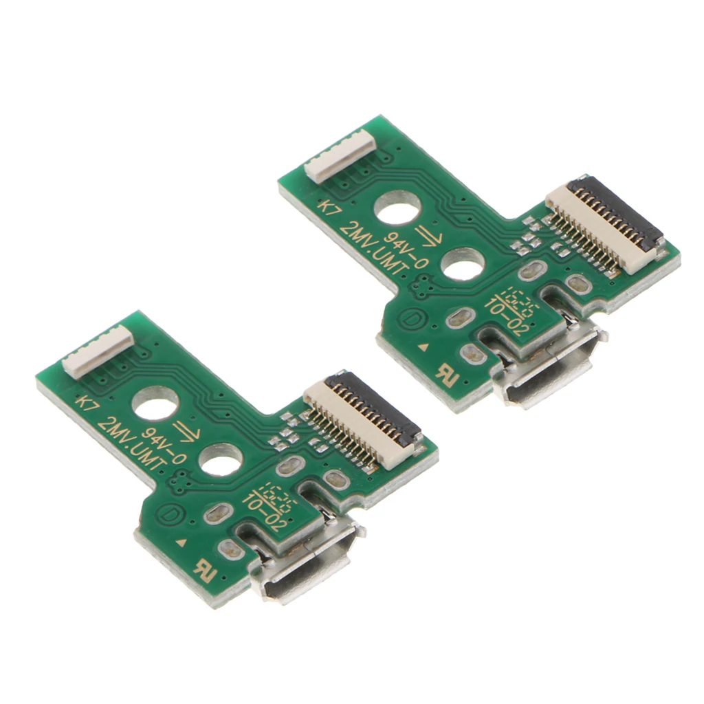 2 шт. 12 контактный разъем для USB порта зарядки беспроводного контроллера SONY PS4