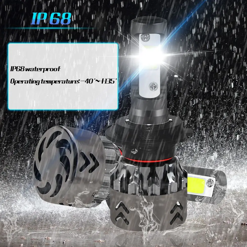 2018 New H7 mini6-COB LED Car Headlight Kit Bulbs Conversion 6000K White Lamps | Освещение
