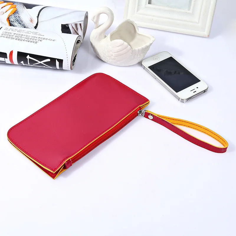 Длинные Стильные женские кошельки женский милый клатч на молнии держатель для