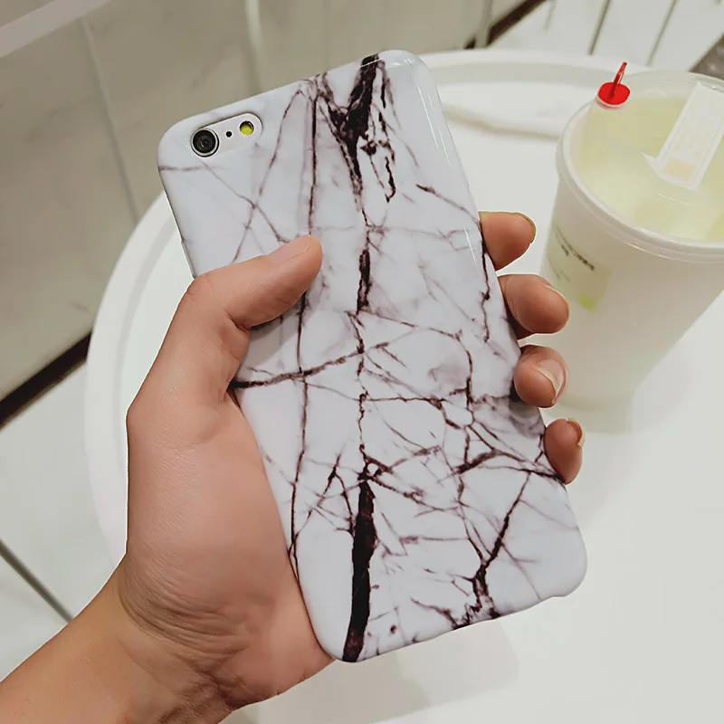 Мраморные чехлы для телефонов Samsung Galaxy S8 S9 Plus глянцевый мягкий силиконовый чехол