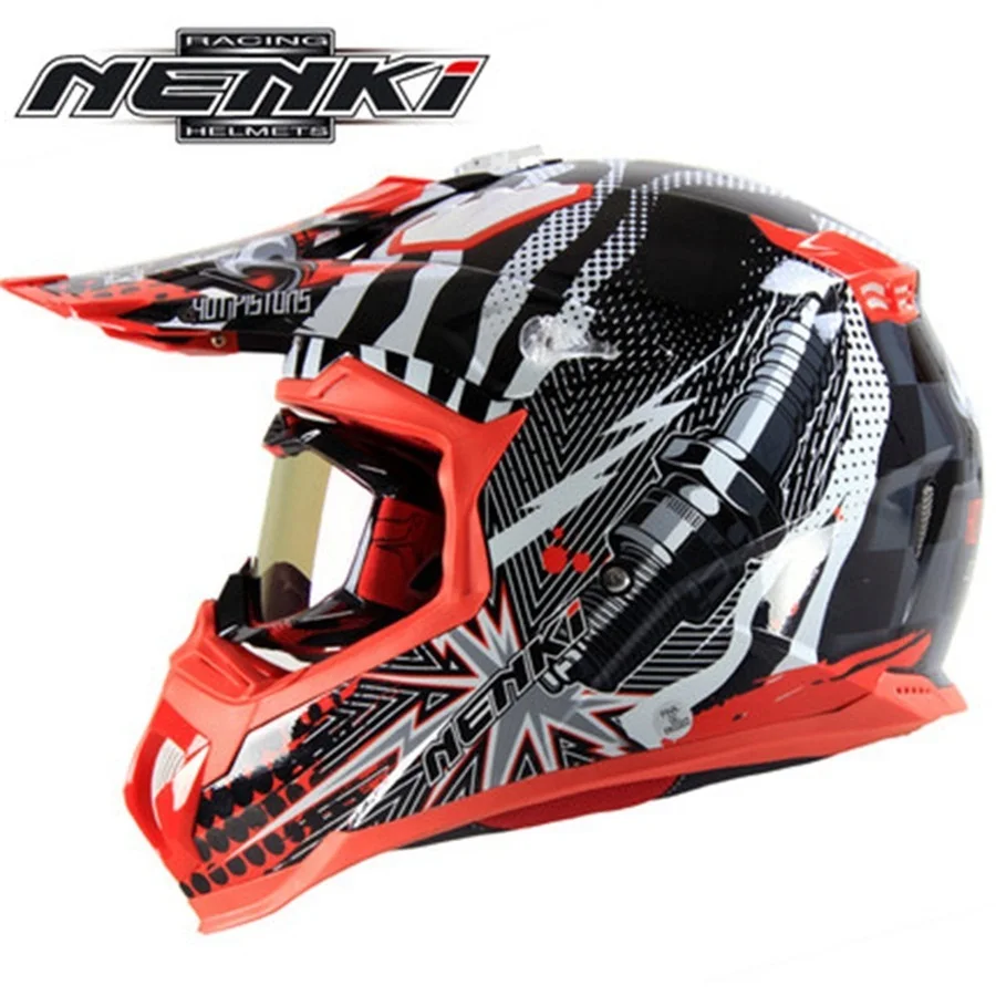 1шт NENKI внедорожный ATV Casco мотоцикл мото Горный мотоцикл мотокросс ABS точечный шлем мотоциклетный шлем