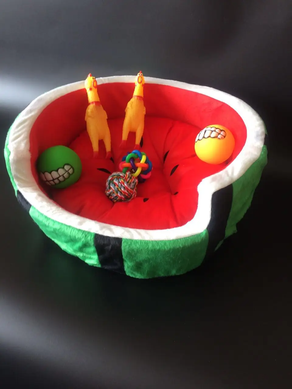 Стильная модная круглая кровать для домашних животных хорошего качества в форме