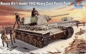 Модель trumpeter 135, 00359, Россия, KV-1, модель 1942, литье тяжелых баков, шкала сборки, наборы моделей