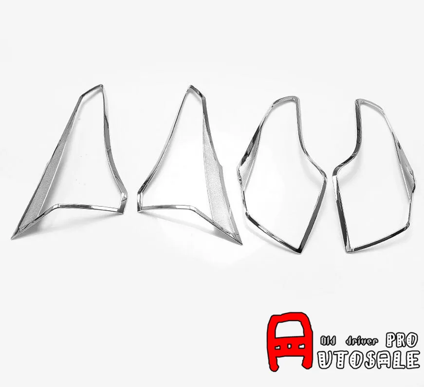Бесплатная доставка ABS хромированный задний фонарь Накладка для TOYOTA RAV4 RAV 4 2006 2007