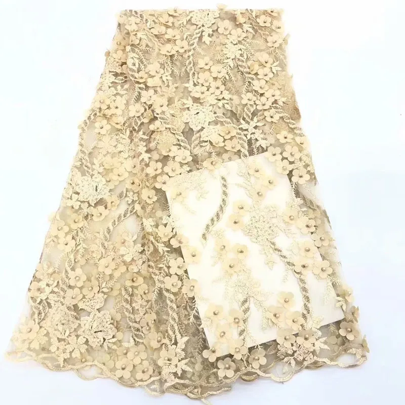 

New Design 3D African Lace Fabrics 2019 High Quality Nigerian Lace Fabrics Pink Embroidery French Tulle Lace Fabrics dp65-2136