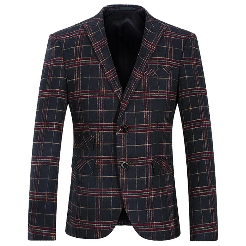 

2019 New Arrivl Spring And Autumn Style Men Blazers High-quality Business Casual Single Breasted Men's Suit Jacket Coat M-4XL