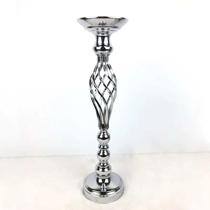 54cm Silver Holders Поворотный/карусельный подсвечник Fornasetti/нордическая/вотивная подсвечники романтические центральные свадебные украшения подсвечник 03602 - Цвет: 54cm Silver Holders