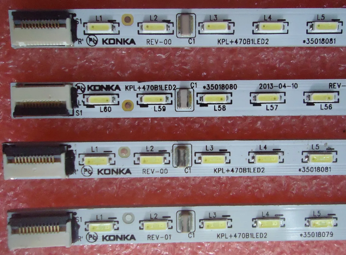 

Для konka LED47X8100PDE Article lamp 35018081 35018080 1 шт. = 60LED 525 мм