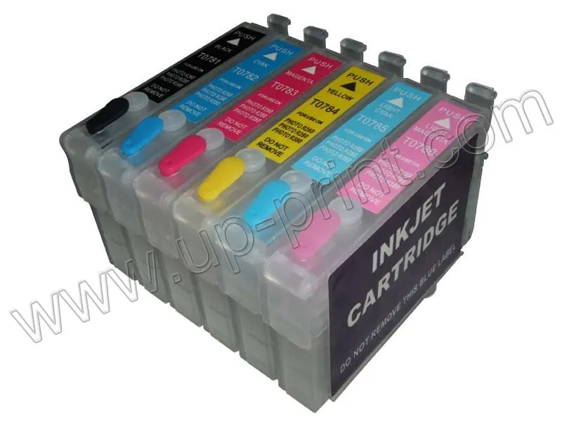 CISSPLAZA T0781 781 многоразовый картридж совместимый для epson R260 R280 R380 RX580 RX595 RX680 Artisan 50 |